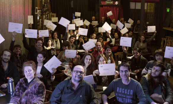 Finalizó el curso *La Estructura dramática*, dictado por Alberto Ponce (SAE) y Diego Sabanés Finalizó el curso *La Estructura dramática*, dictado por Alberto Ponce (SAE) y Diego Sabanés