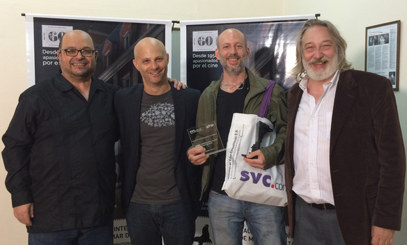 Alberto Ponce (SAE), Alejandro Brodersohn (SAE), Andrés Tambornino (SAE) y Enrique Angeleri (SAE) en el Festival de Mar del Plata 2014 Alberto Ponce (SAE), Alejandro Brodersohn (SAE), Andrés Tambornino (SAE) y Enrique Angeleri (SAE) en el Festival de Mar del Plata 2014