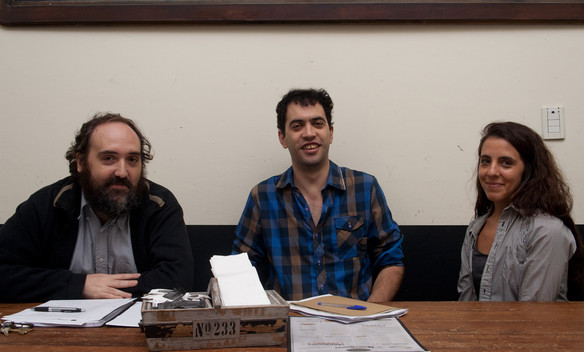 Pablo Barbieri (SAE), Guillermo Gatti (EDA) y Andrea Kleinman (SAE) (EDA) Pablo Barbieri (SAE), Guillermo Gatti (EDA) y Andrea Kleinman (SAE) (EDA)