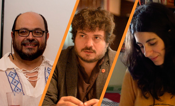 Alberto Ponce (SAE), Alejandro Carrillo Penovi (SAE) y Loli Moriconi (EDA) Alberto Ponce (SAE), Alejandro Carrillo Penovi (SAE) y Loli Moriconi (EDA)