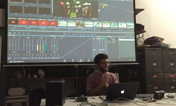 Finalizó la tercera edición del seminario "Cine digital", dictado por Sebastián Toro y Bruno Fauceglia Finalizó la tercera edición del seminario "Cine digital", dictado por Sebastián Toro y Bruno Fauceglia