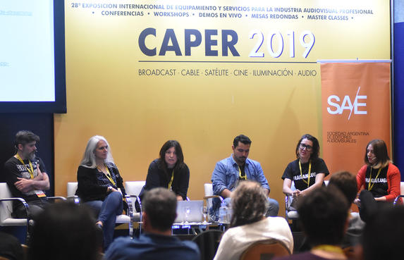 Víctor Vasini, Ninón Cottet, Guillermina García Silva, Maximiliano Pérez, Flor Efron y Camila Sassi.