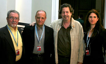 Hugo Primero (SAE), Julio di Risio (SAE), Alejandro Alem (SAE) y Rosario Suárez (SAE): miembros del jurado de la SAE y su Presidente