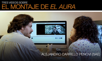 Tres videos sobre el montaje de "El aura"